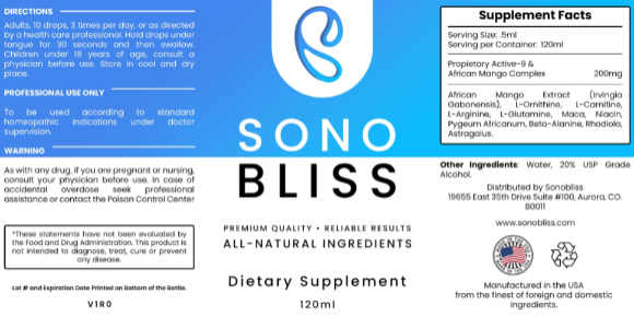 SonoBliss Hearing Loss Support Formula