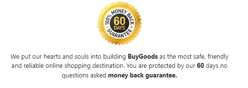 Money back guarantee 60 days