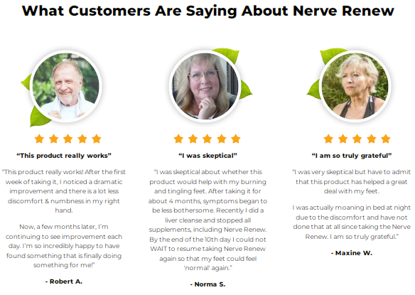 Nerve-Renew Customer Reviews