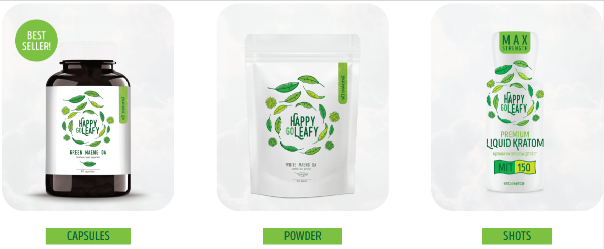 Happy Go Leafy Kratom Products