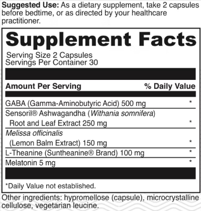 BioLuna Supplement Facts